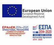 Flag of European Union, Logo of EPAnEK 2014-2020 and ESPA 2014-2020